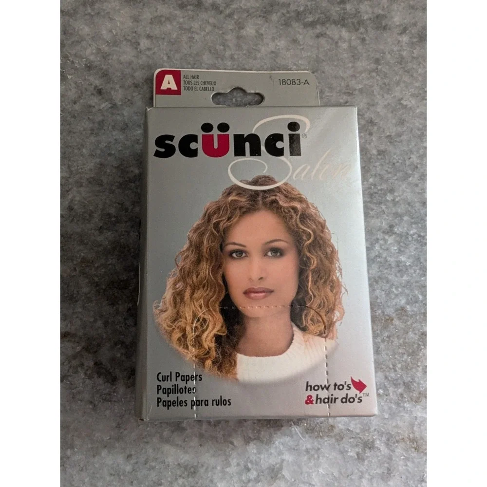 NEW Vintage Scunci 2002‎ Curl Papers